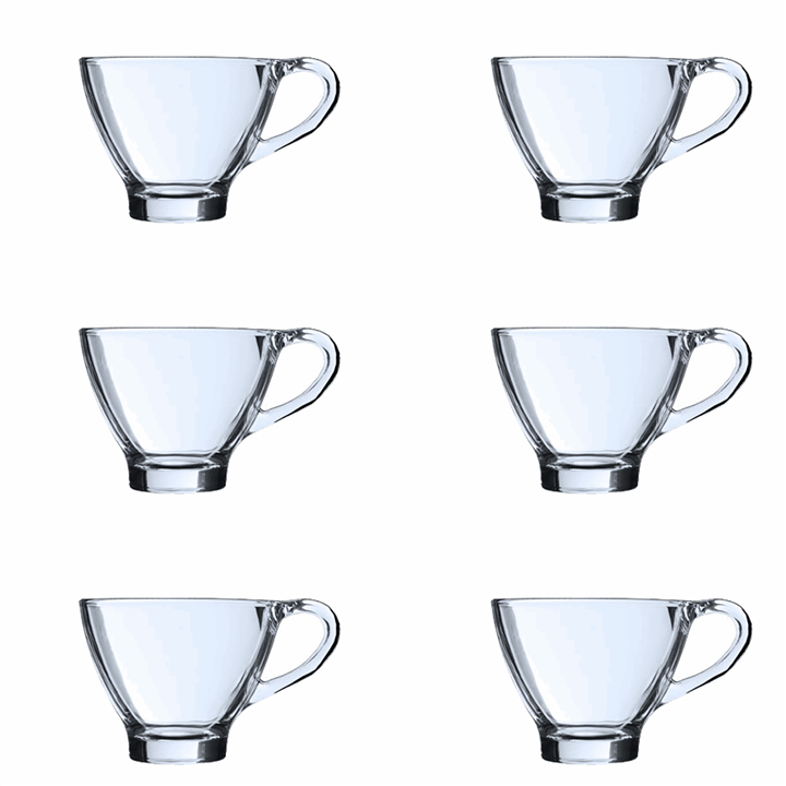 فنجان بلینک مکس مدل KTZB64 بسته 6 عددی Blinkmax KTZB64 Cup Pack Of 6